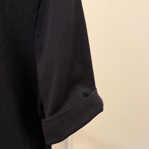 Chico's Tiered Asymmetrical Woman’s Dress Sz Large Black - Picture 3 of 8